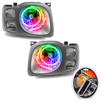 ORACLE Lighting 2002-2004 Nissan Xterra SE Pre-Assembled Halo Headlights by ORACLE Lighting