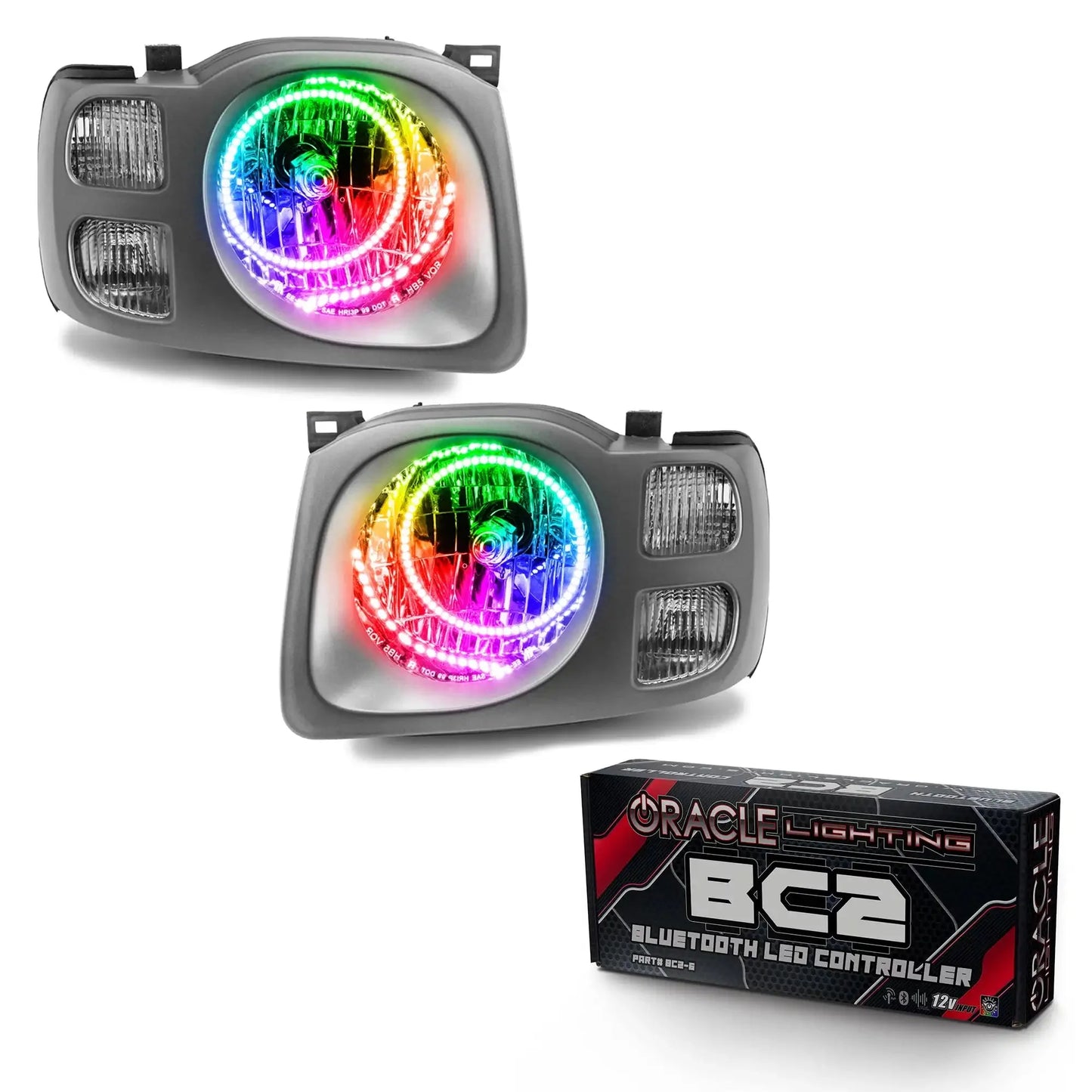 ORACLE Lighting 2002-2004 Nissan Xterra SE Pre-Assembled Halo Headlights by ORACLE Lighting