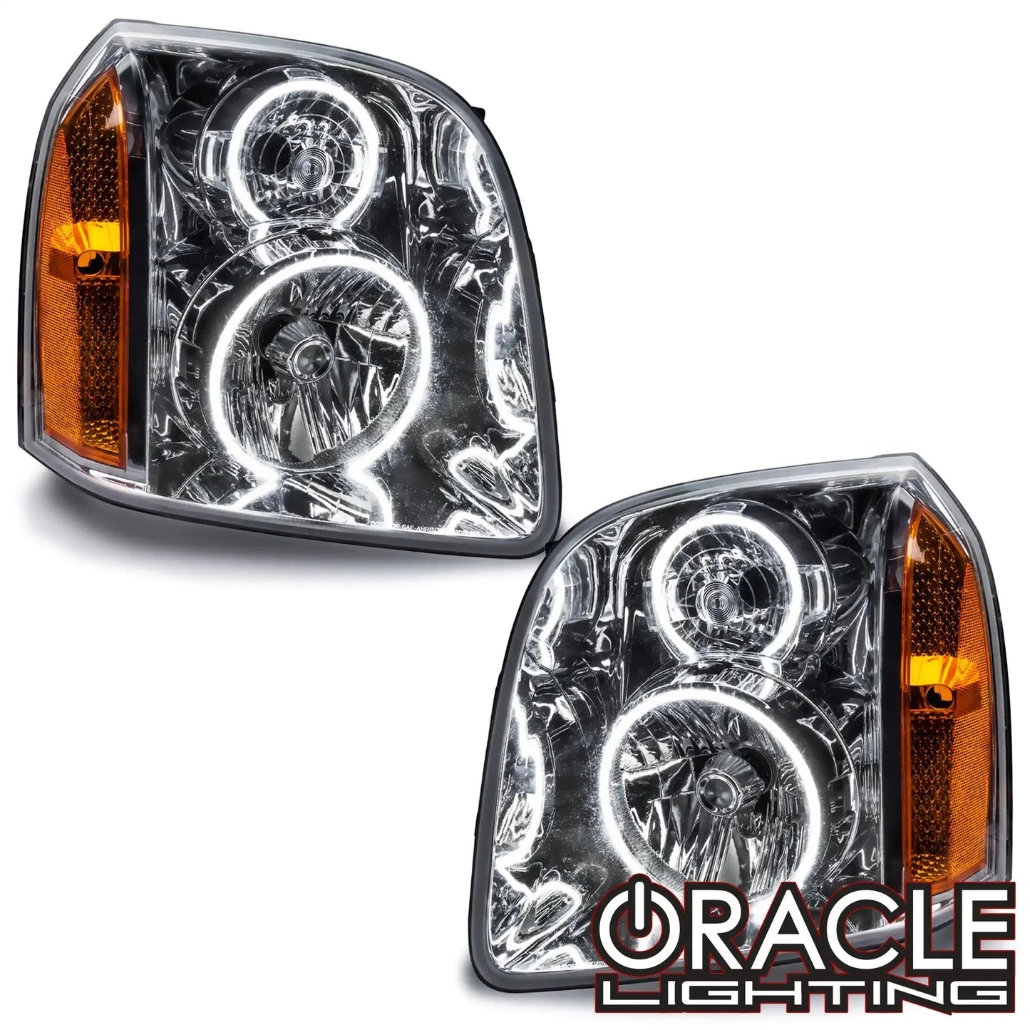 ORACLE Lighting 2007-2014 GMC Yukon Pre-Assembled Halo Headlights by ORACLE Lighting