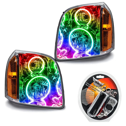 ORACLE Lighting 2007-2014 GMC Yukon Pre-Assembled Halo Headlights by ORACLE Lighting