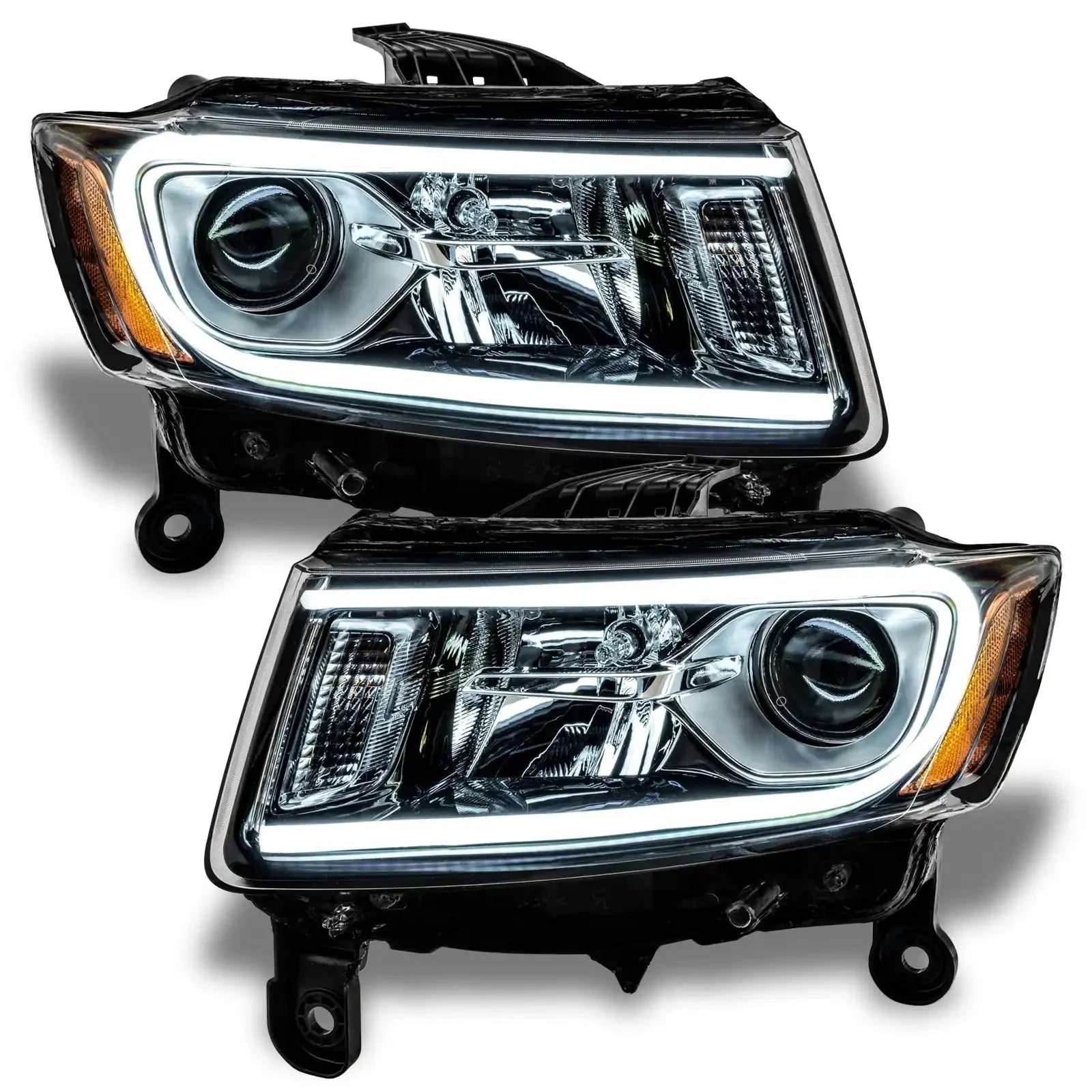 2014-2015 Jeep Grand Cherokee Pre-Assembled Headlights-Non HID by ORACLE Lighting