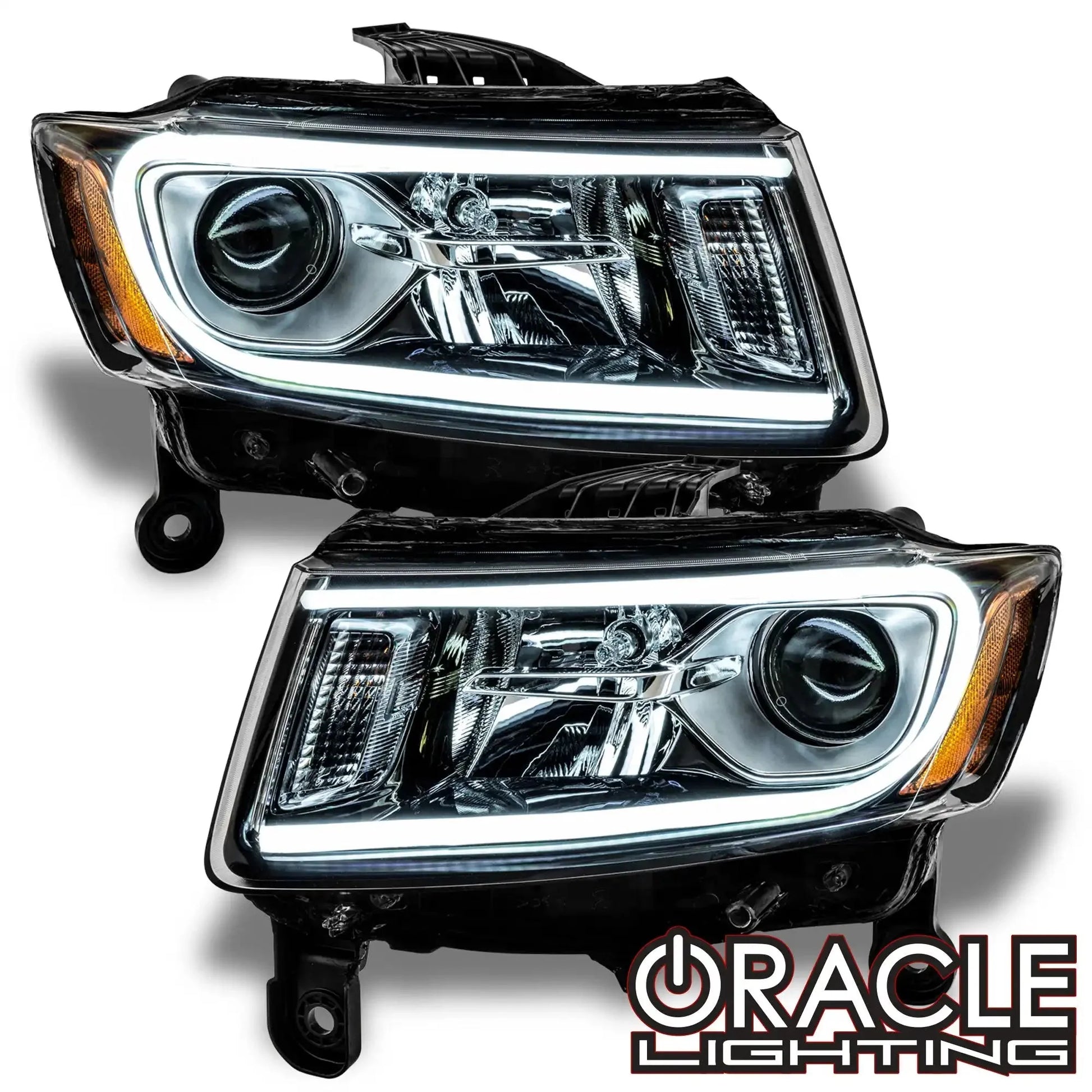 2014-2015 Jeep Grand Cherokee Pre-Assembled Headlights-Non HID by ORACLE Lighting
