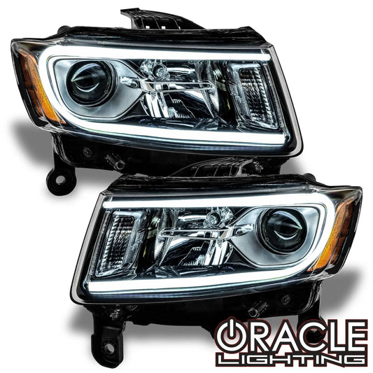 2014-2015 Jeep Grand Cherokee Pre-Assembled Headlights-Non HID by ORACLE Lighting