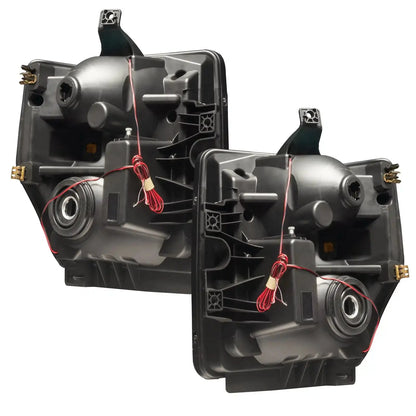 ORACLE Lighting 2008-2010 Ford F-250/F-350 Super Duty Pre-Assembled Halo Headlights - Chrome Housing by ORACLE Lighting