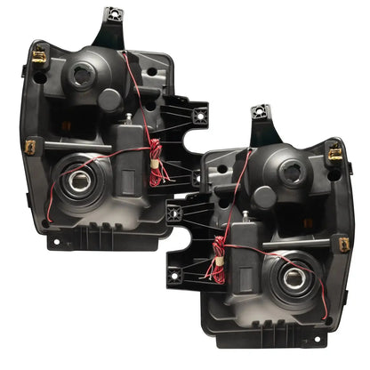 ORACLE Lighting 2008-2010 Ford F-250/F-350 Super Duty Pre-Assembled Halo Headlights - Chrome Housing by ORACLE Lighting
