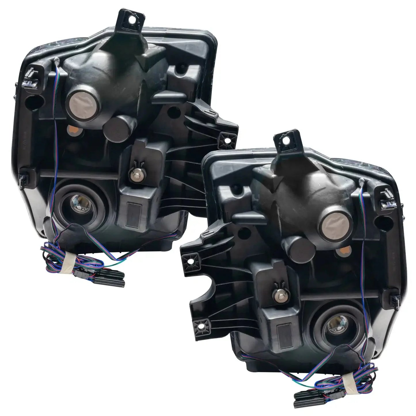 ORACLE Lighting 2008-2010 Ford F-250/F-350 Super Duty Pre-Assembled Halo Headlights - Black by ORACLE Lighting