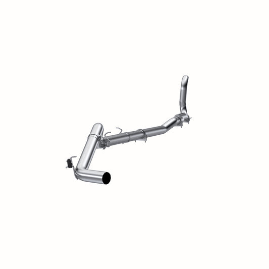 4in. Turbo Back. Single Side Exit. No Muffler. Aluminized Steel. by MBRP Exhaust