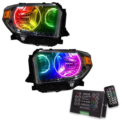 ORACLE Lighting 2014-2017 Toyota Tundra Pre-Assembled Halo Headlights - Dual Halo by ORACLE Lighting