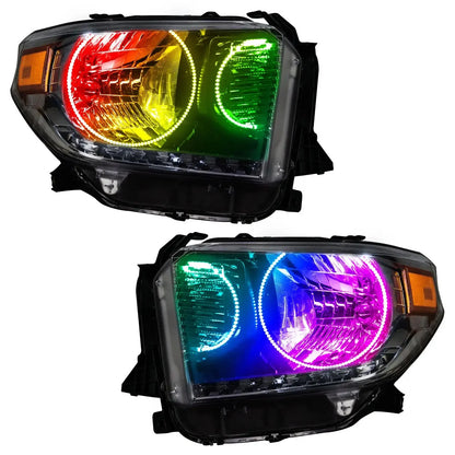 ORACLE Lighting 2014-2017 Toyota Tundra Pre-Assembled Halo Headlights - Dual Halo by ORACLE Lighting