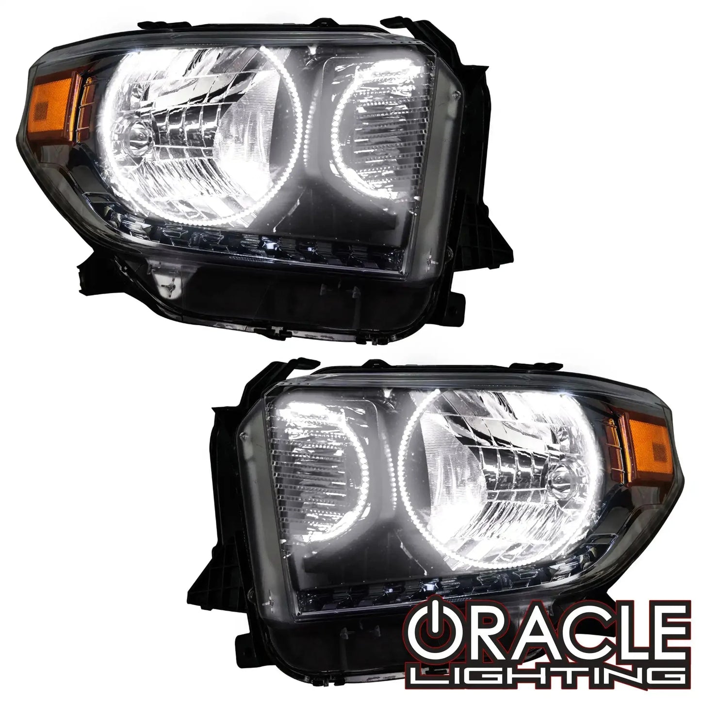 ORACLE Lighting 2014-2017 Toyota Tundra Pre-Assembled Halo Headlights - Dual Halo by ORACLE Lighting