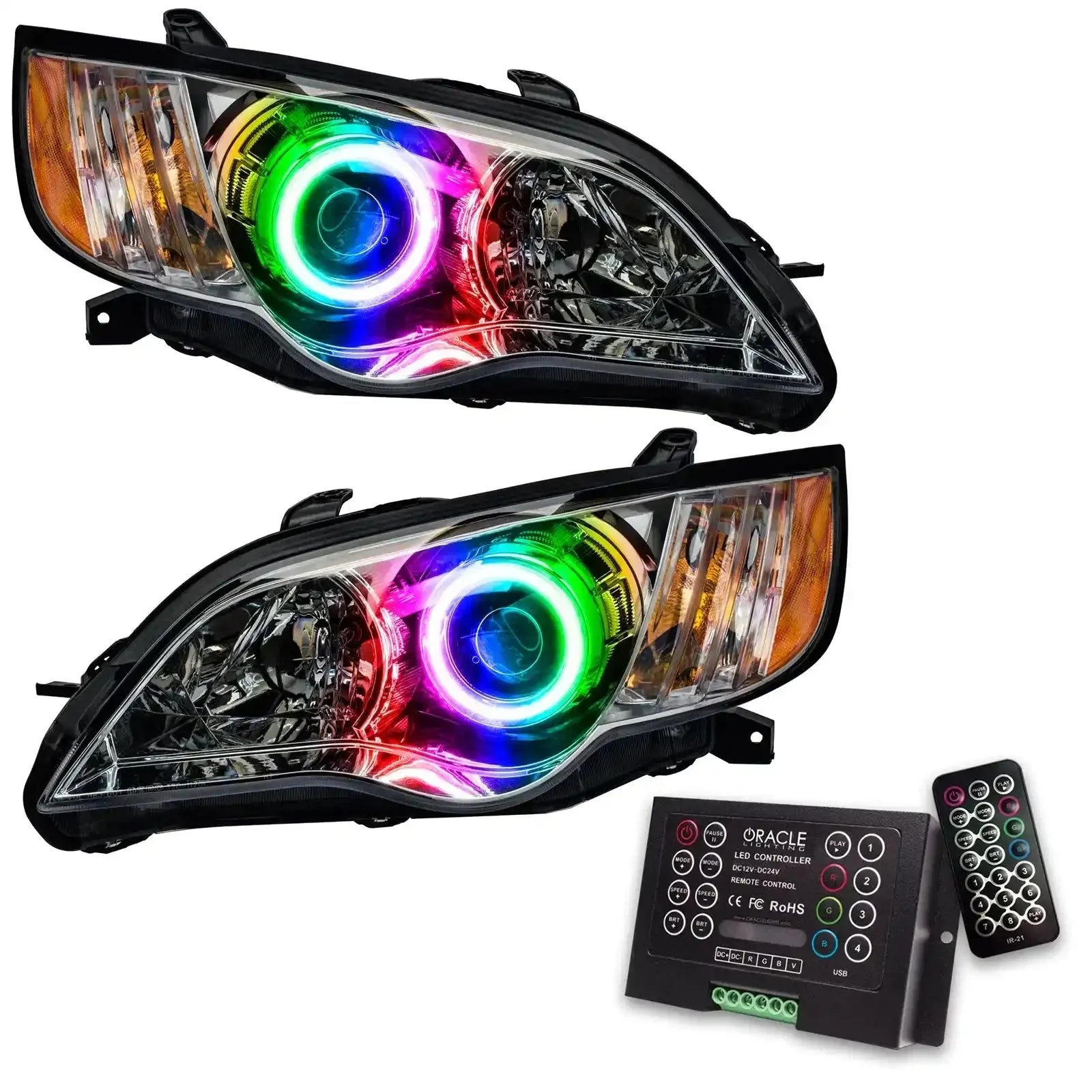 2008-2009 Subaru Legacy Pre-Assembled Headlights - Chrome by ORACLE Lighting