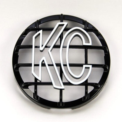 KC Stone Guard 6in ABS Plastic Black White EA by KC HiLiTES