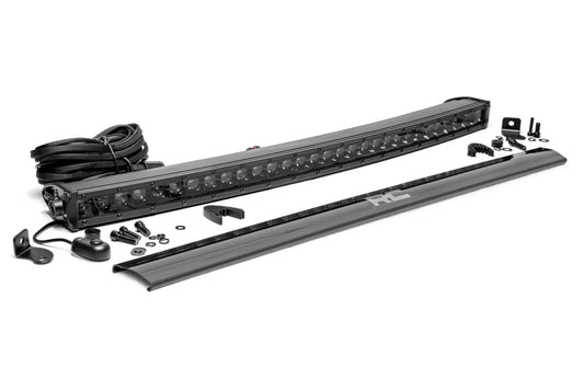 Rough Country 30 Inch Black Series LED Light Bar Curved | Single Row by Rough Country