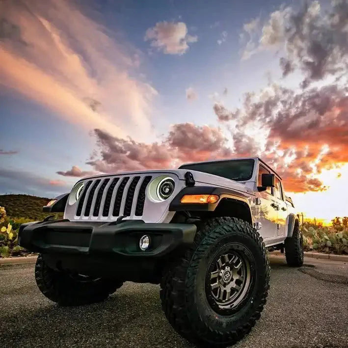 ORACLE Lighting Oculus™ Switchback Bi-LED Projector Headlights for Jeep Wrangler JL/ Gladiator JT by ORACLE Lighting