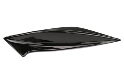 OLM STI Spoiler Side Fins - Crystal Black Silica / Raven - 2015-2021 Subaru WRX / STI by OLM