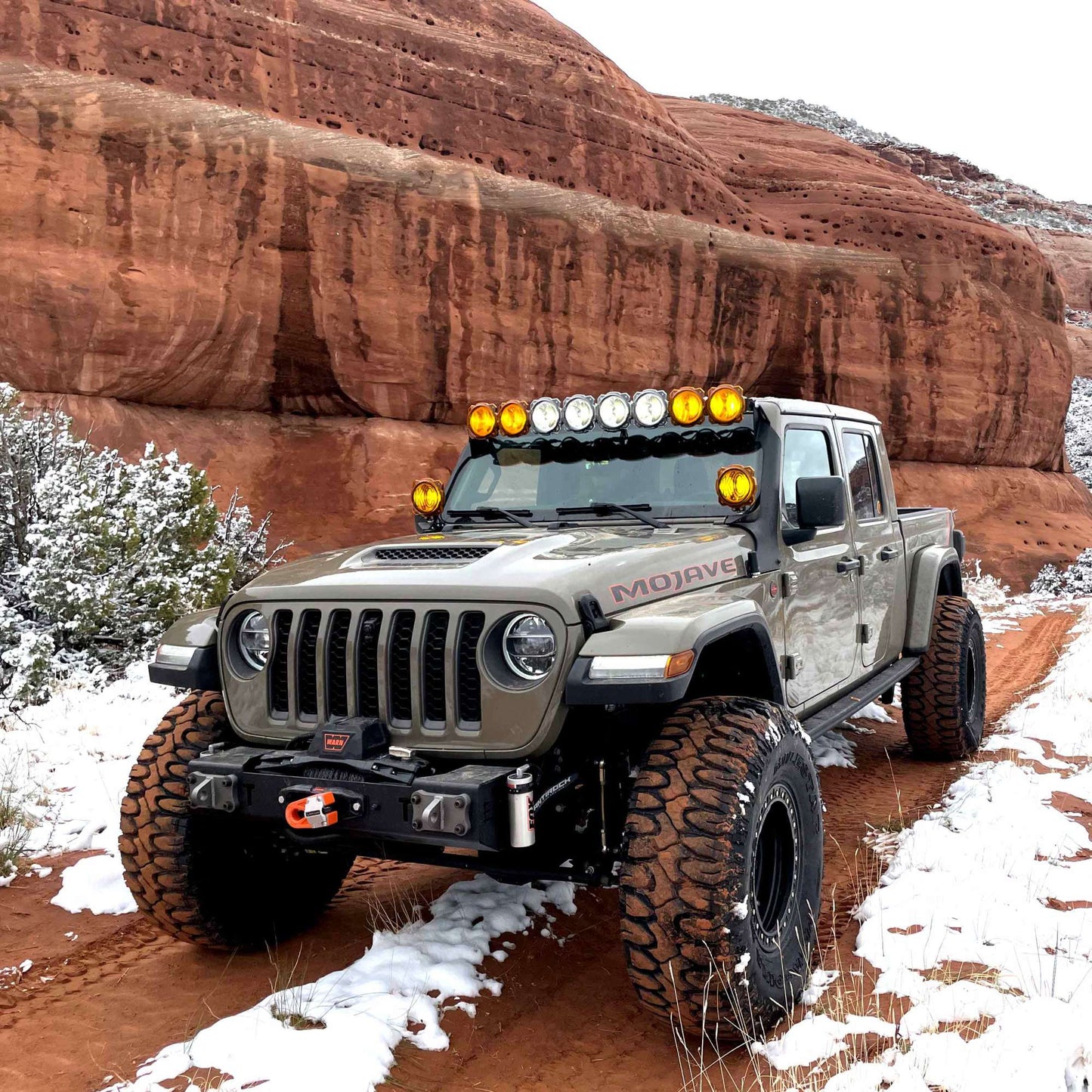 KC Bracket Mount Set 50in Overhead 2021 + Jeep Wrangler 392 by KC HiLiTES