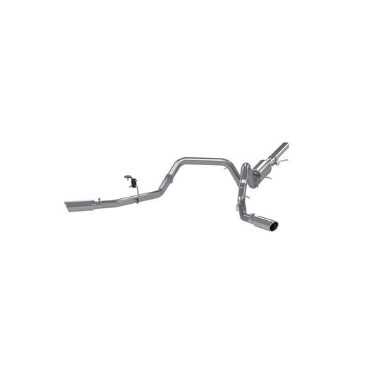 3in. Cat-Back. 2.5in. Dual Split Side Exit. T409 Stainless Steel. by MBRP Exhaust