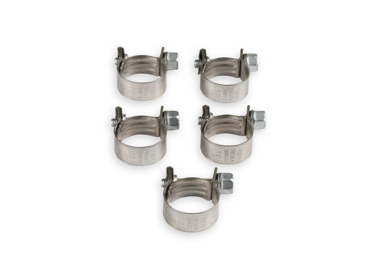 Clamps for 3/8" Vapor Guard Hose - Screw Type Clamps, Package of 5 by Earl's Performance