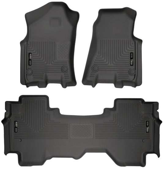 Weatherbeater - Front & 2nd Seat Floor Liners by Husky Liners