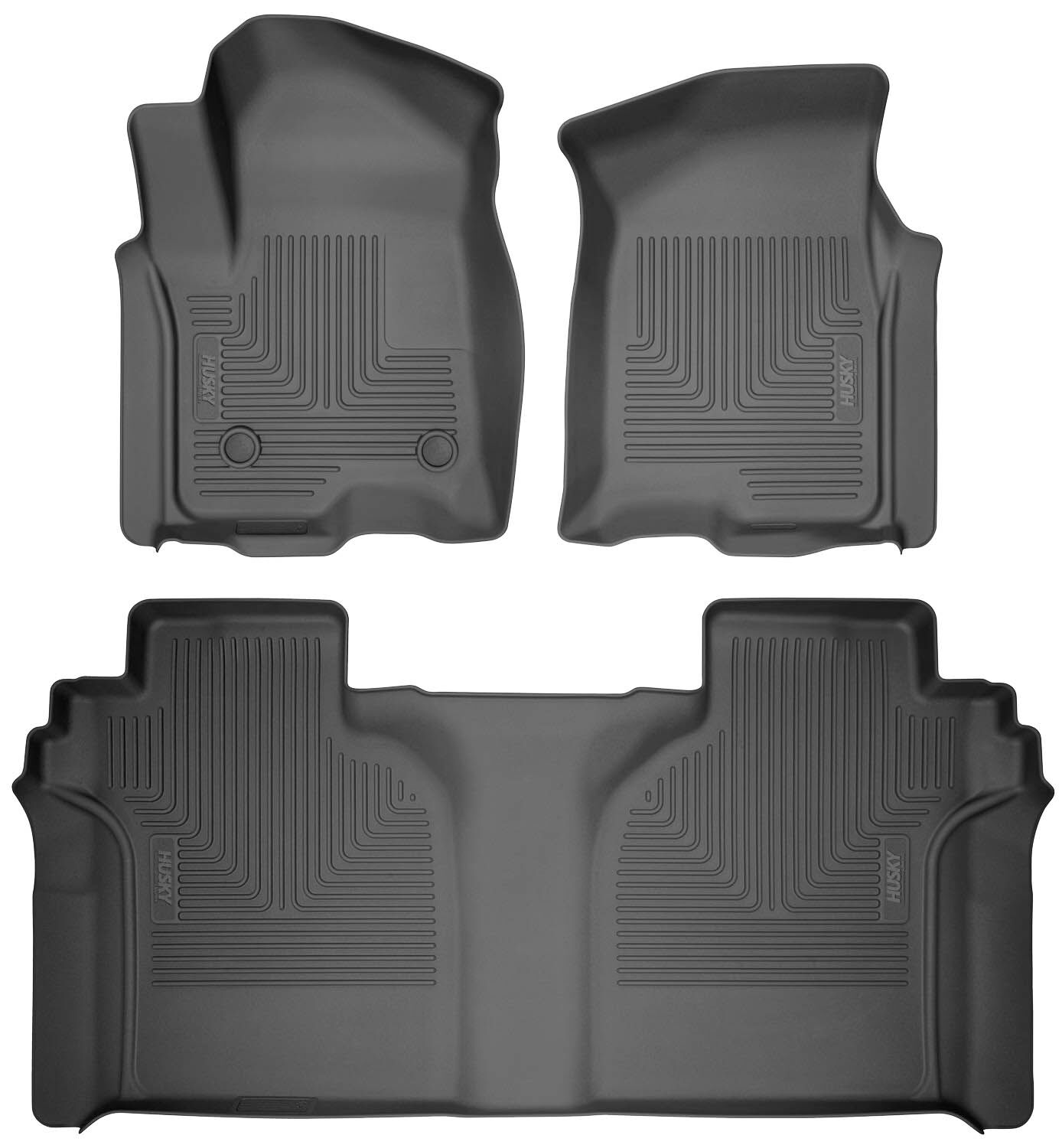 Weatherbeater - Front & 2nd Seat Floor Liners by Husky Liners