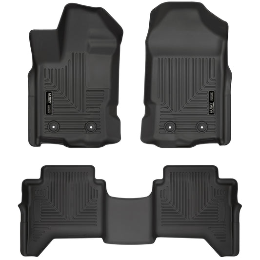 Weatherbeater - Front & 2nd Seat Floor Liners by Husky Liners