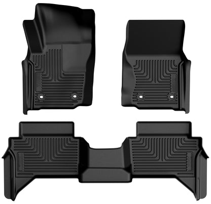 Weatherbeater - Front & 2nd Seat Floor Liners by Husky Liners