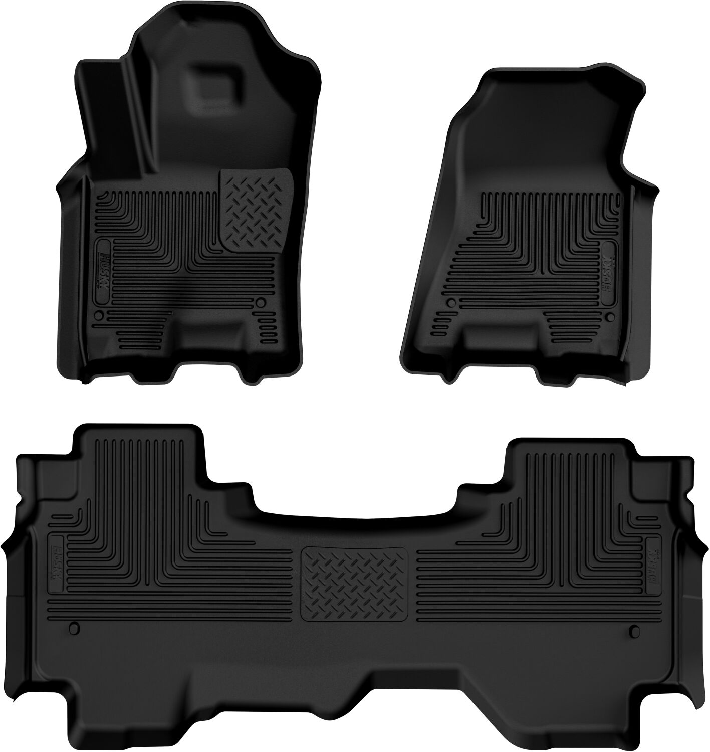 Weatherbeater - Front & 2nd Seat Floor Liners by Husky Liners