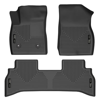 Weatherbeater - Front & 2nd Seat Floor Liners by Husky Liners