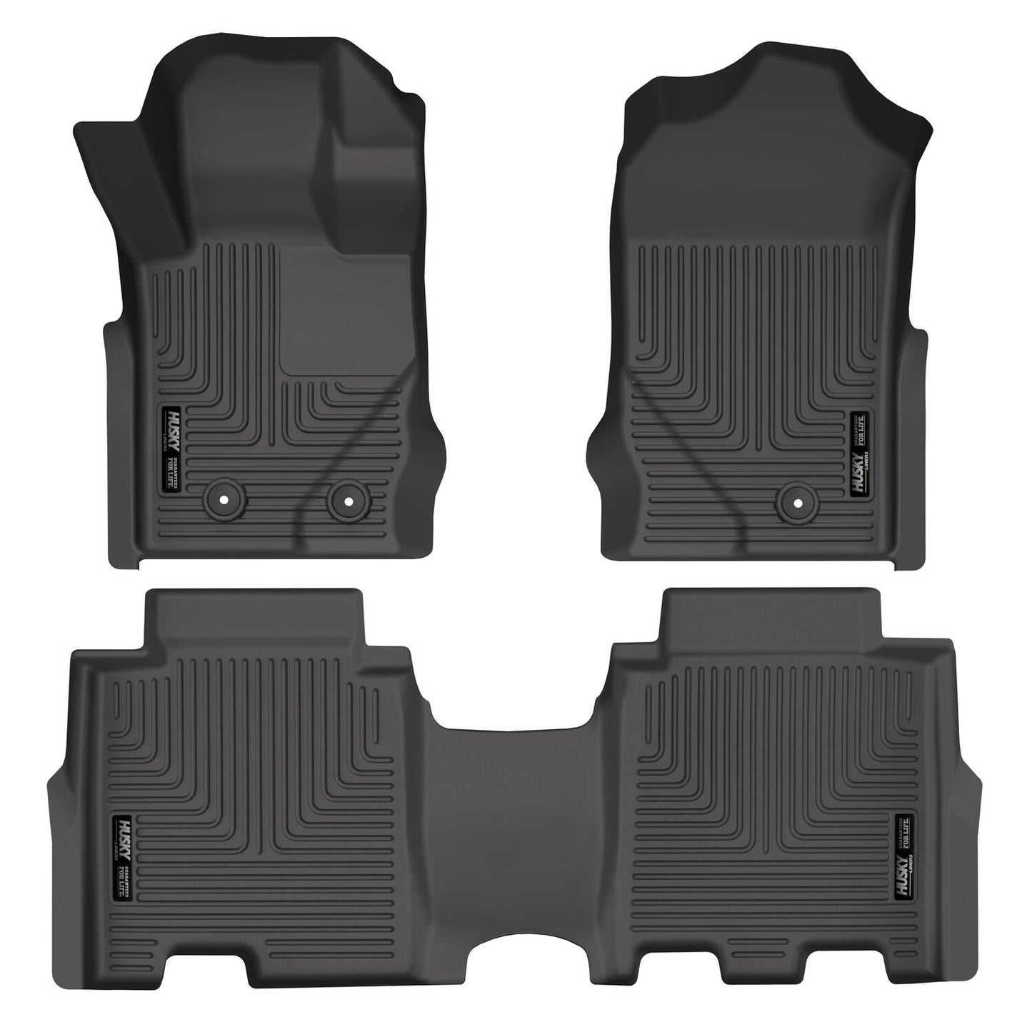 Weatherbeater - Front & 2nd Seat Floor Liners by Husky Liners