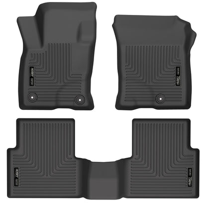Weatherbeater - Front & 2nd Seat Floor Liners by Husky Liners