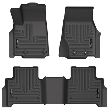 Weatherbeater - Front & 2nd Seat Floor Liners by Husky Liners