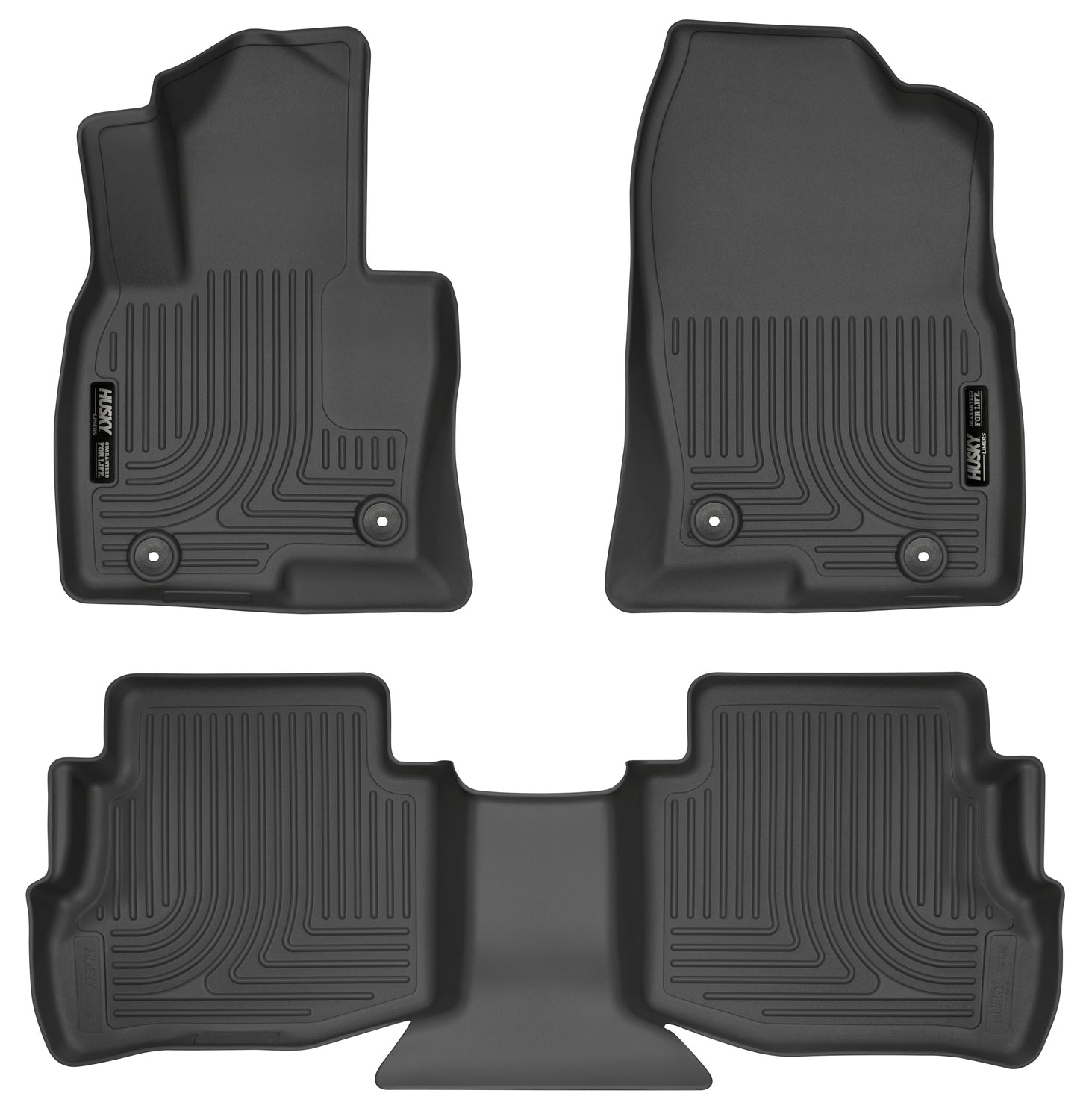 Weatherbeater - Front & 2nd Seat Floor Liners by Husky Liners
