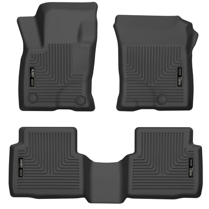 Weatherbeater - Front & 2nd Seat Floor Liners by Husky Liners