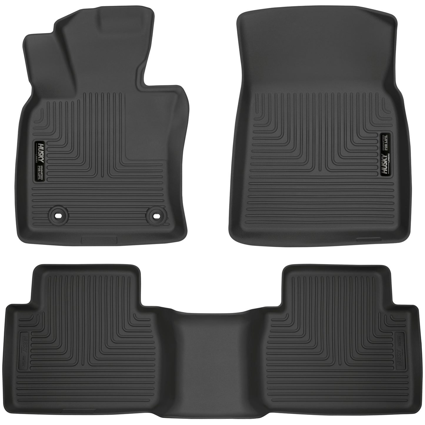 Weatherbeater - Front & 2nd Seat Floor Liners by Husky Liners