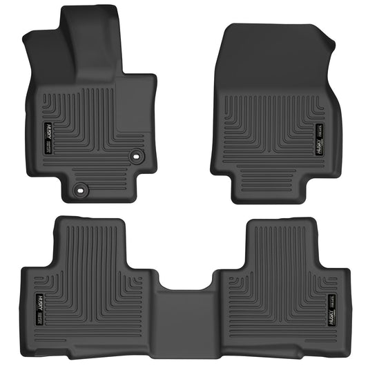 Weatherbeater - Front & 2nd Seat Floor Liners by Husky Liners