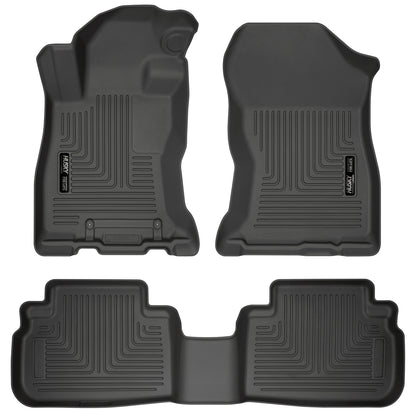 Weatherbeater - Front & 2nd Seat Floor Liners by Husky Liners