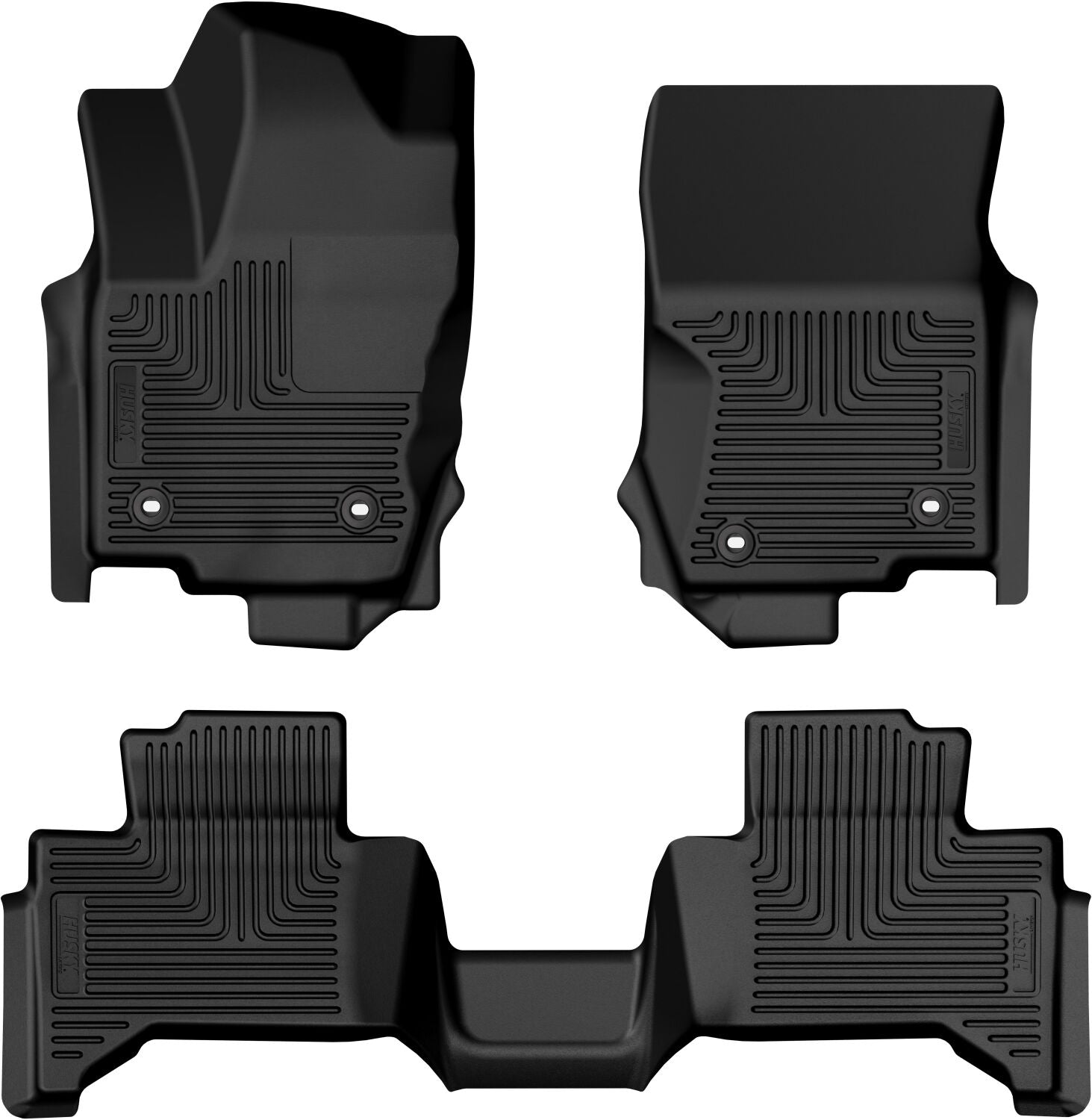 Weatherbeater - Front & 2nd Seat Floor Liners by Husky Liners