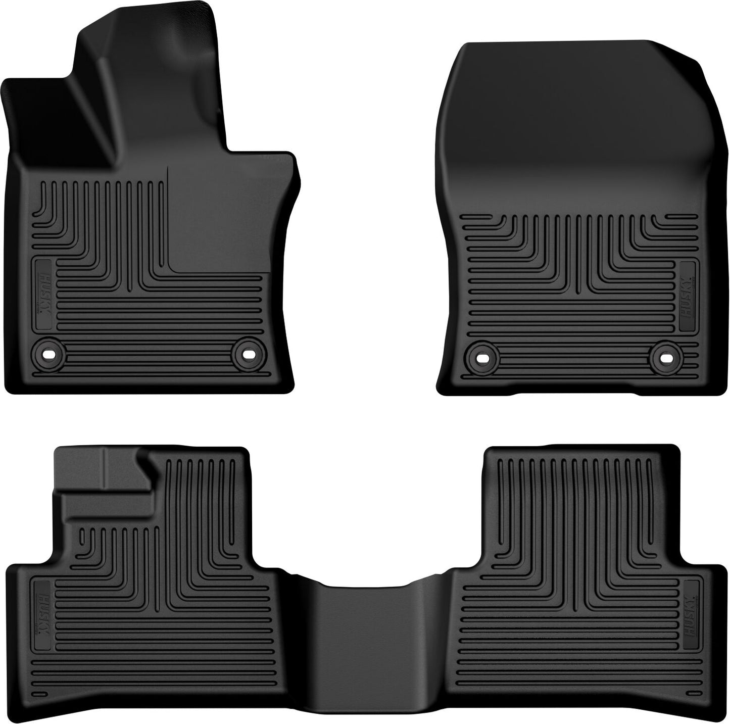 Weatherbeater - Front & 2nd Seat Floor Liners by Husky Liners