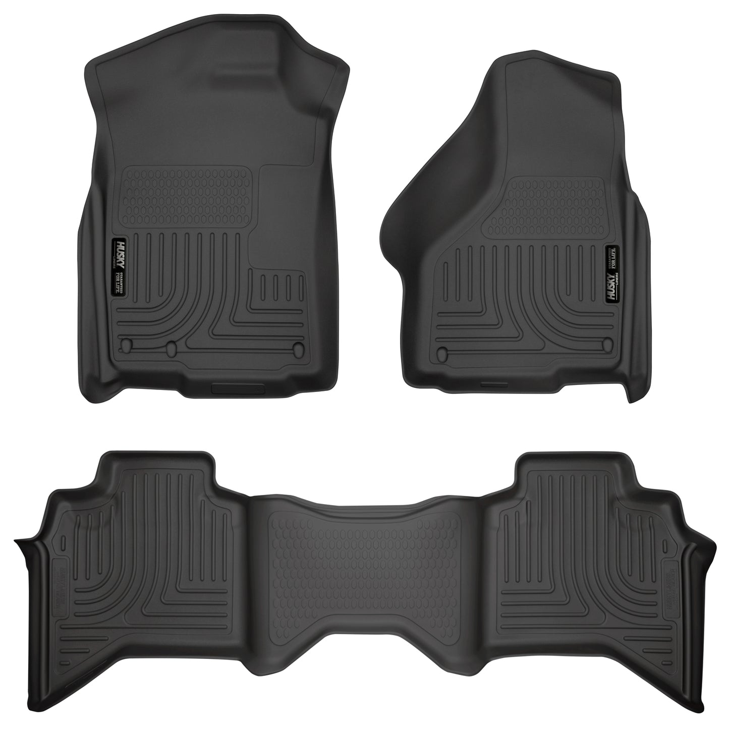 Weatherbeater - Front & 2nd Seat Floor Liners by Husky Liners
