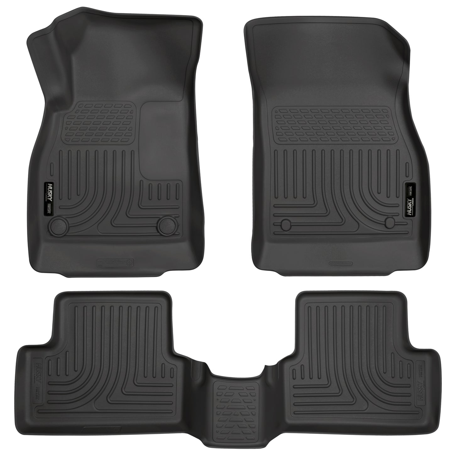 Weatherbeater - Front & 2nd Seat Floor Liners by Husky Liners