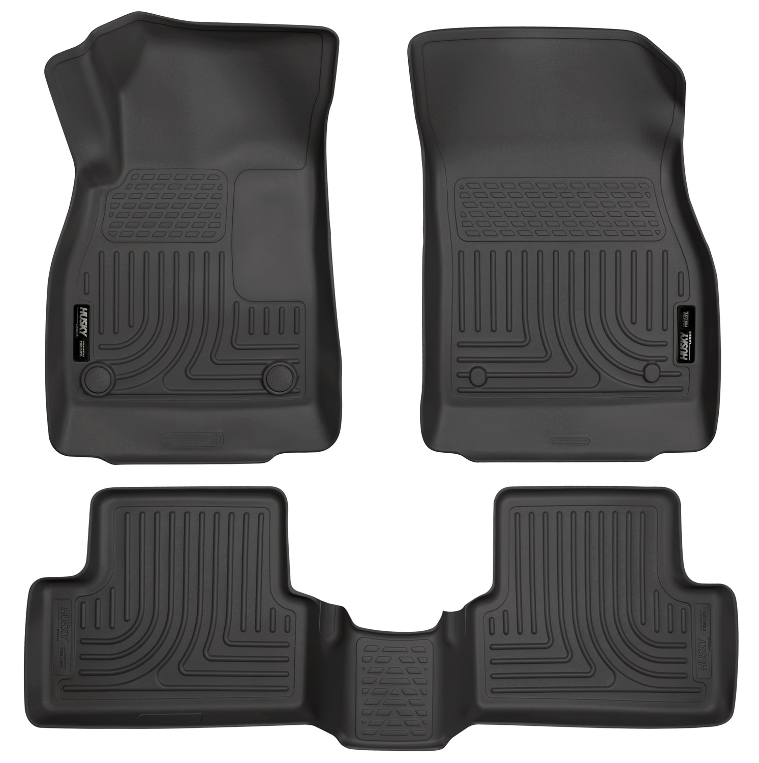 Weatherbeater - Front & 2nd Seat Floor Liners by Husky Liners