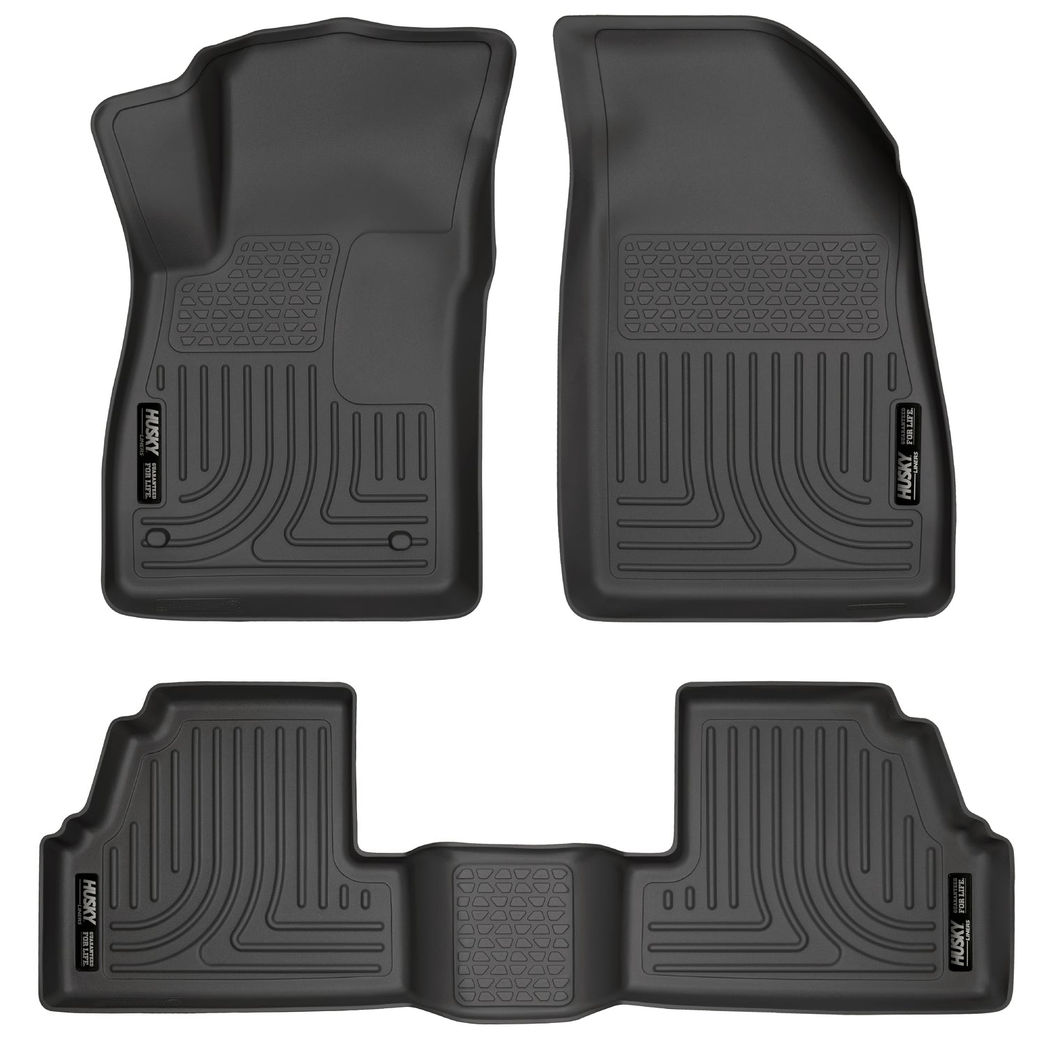 Weatherbeater - Front & 2nd Seat Floor Liners by Husky Liners
