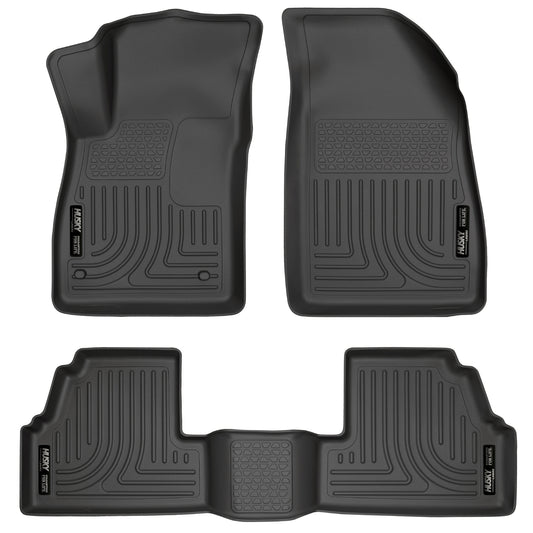 Weatherbeater - Front & 2nd Seat Floor Liners by Husky Liners