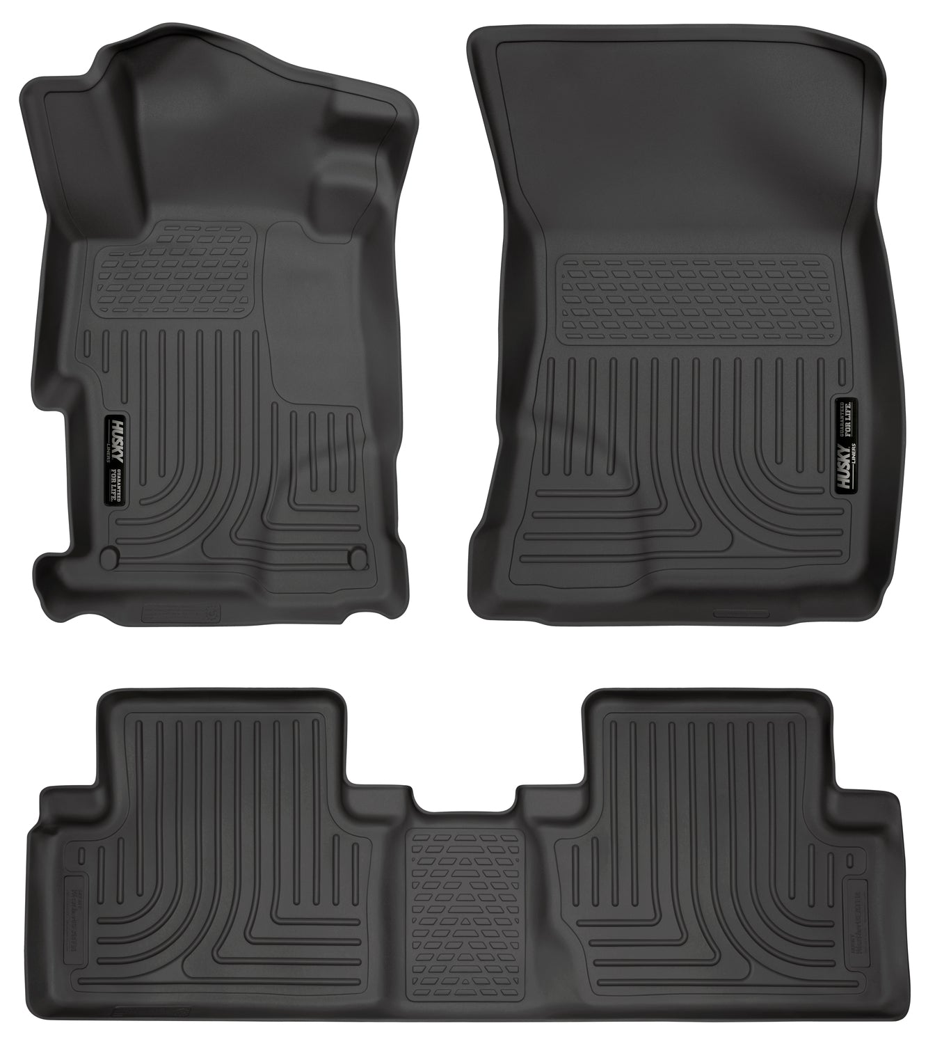 Weatherbeater - Front & 2nd Seat Floor Liners by Husky Liners