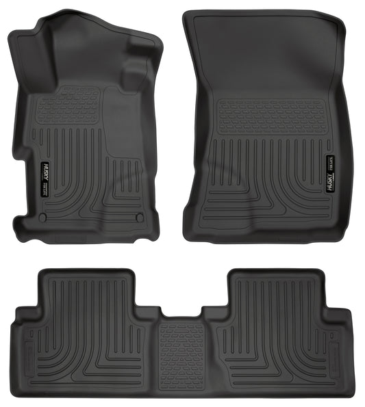 Weatherbeater - Front & 2nd Seat Floor Liners by Husky Liners