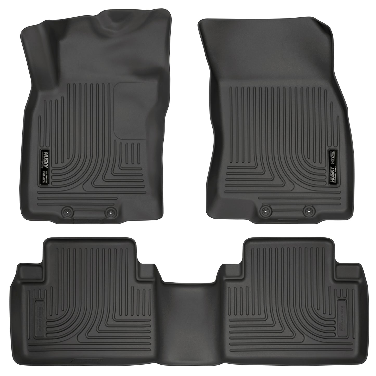 Weatherbeater - Front & 2nd Seat Floor Liners by Husky Liners