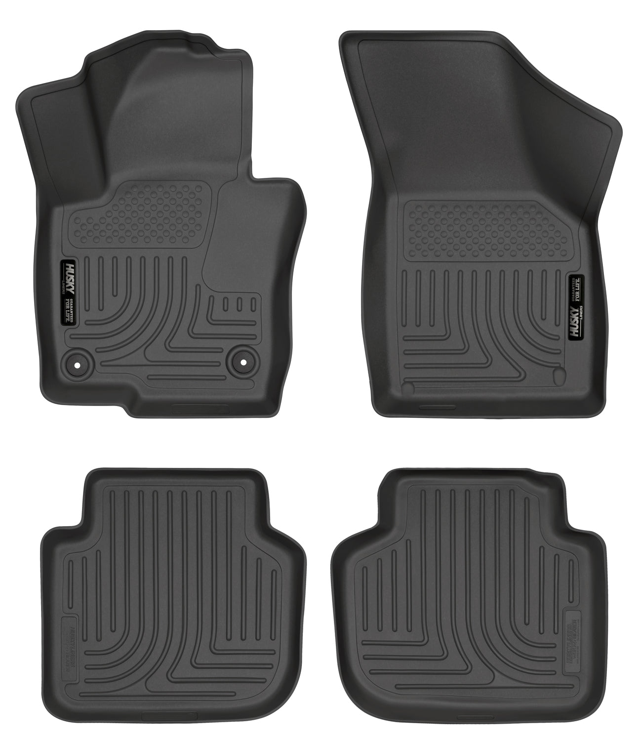 Weatherbeater - Front & 2nd Seat Floor Liners by Husky Liners