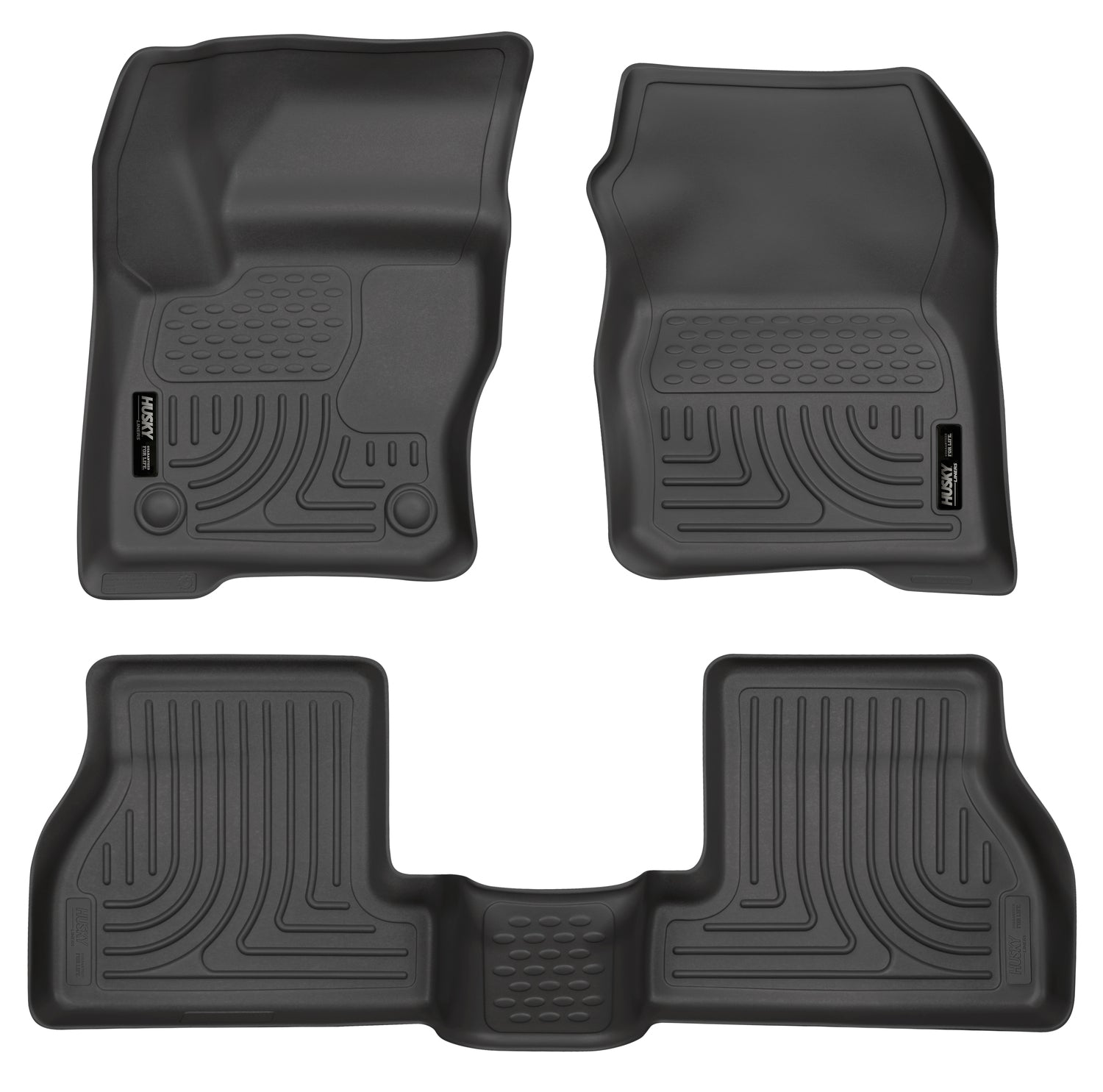 Weatherbeater - Front & 2nd Seat Floor Liners by Husky Liners