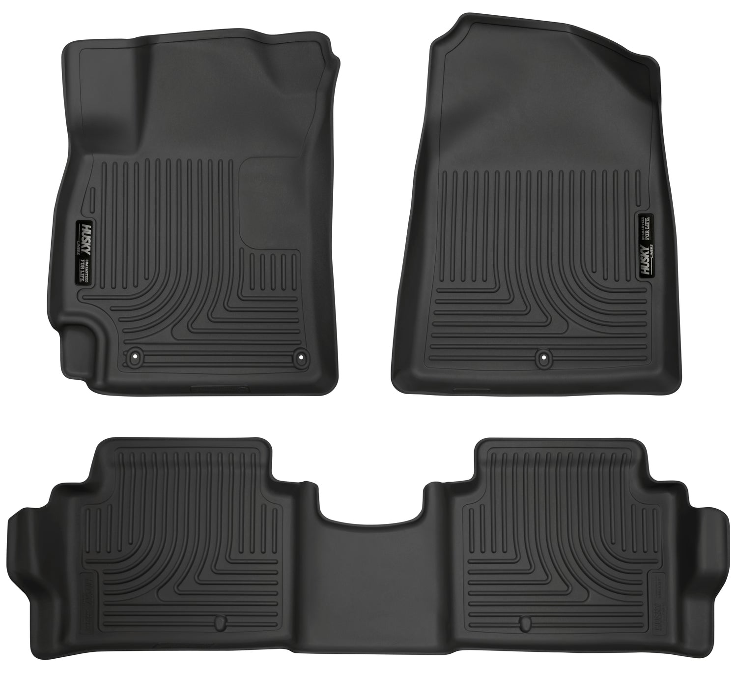 Weatherbeater - Front & 2nd Seat Floor Liners by Husky Liners