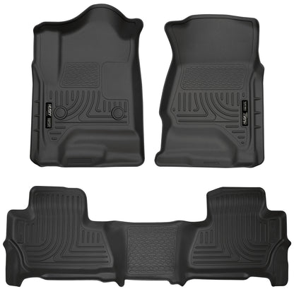 Weatherbeater - Front & 2nd Seat Floor Liners by Husky Liners